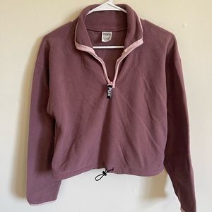 PINK Half Zip Sweater